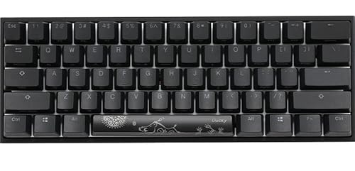 Ducky Mecha Mini Gaming Tastatur, MX-Red, RGB-LED, Schwarz