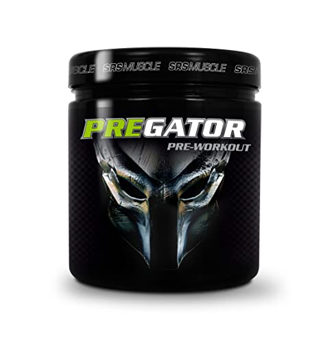 SRS Muscle - Pregator, 448 g, Green Apple Shock | Pre Workout Booster | kreatinfrei | deutsche Premiumqualität