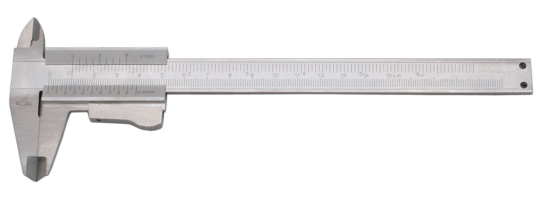 Elora Präzisions-Taschenmessschieber, Messbereich 150 mm, 1 Stück, 1512