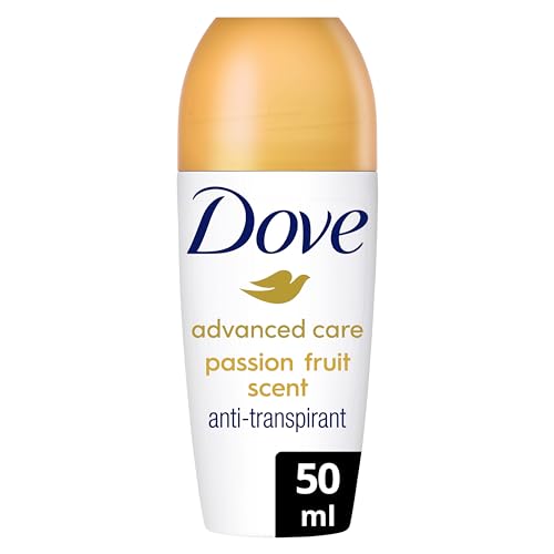Dove Advanced Care Go Fresh Passion Fruit Scent Anti-Transpirant Deodorant 6er Pack mit Triple Moisturizing Technologie Roll-on für 48h Schutz 50ml