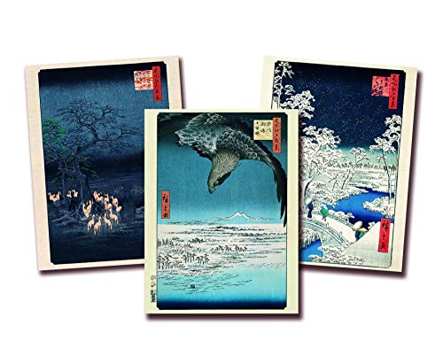 Close Up Hiroshige Kunstdruck 3er-Set Papier 250 gr. matt (30cm x 40cm)