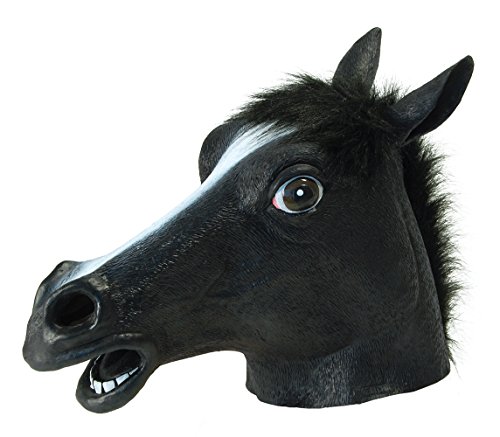 Bristol Novelty BM317 Black Beauty Pferd Maske, Mehrfarbig