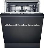 Siemens SX65ZX07CE, iQ500 Smarter Geschirrspüler Vollintegriert, 60 cm breit, Besteckschublade, Made in Germany, Zeolith Trocken, extra leise, automatische Türöffnung, aquaStop, varioSpeed, timeLight