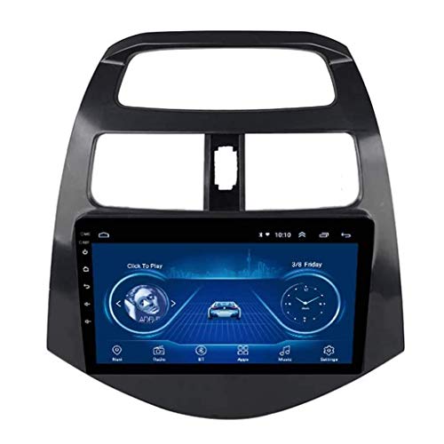WY-CAR Android 12 Autoradio 9 Zoll Touchscreen Radio Für Chevrolet Spark 2010-2014 Unterstützt Bluetooth FM RDS USB GPS Navigation WiFi Bedienelemente am Lenkrad Android Auto