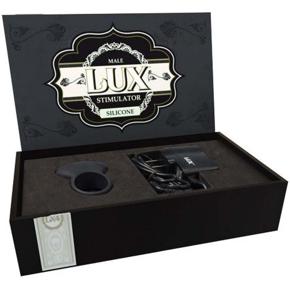 LUX LX4 wiederaufladbar Stecker stimulierende Ring, Schwarz