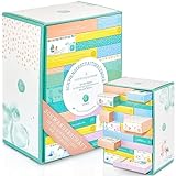 Hochwertiger Erstausstattungs-Schwangerschaftskalender/Countdownbox mit Geschenken für 24 Schwangerschaftswochen