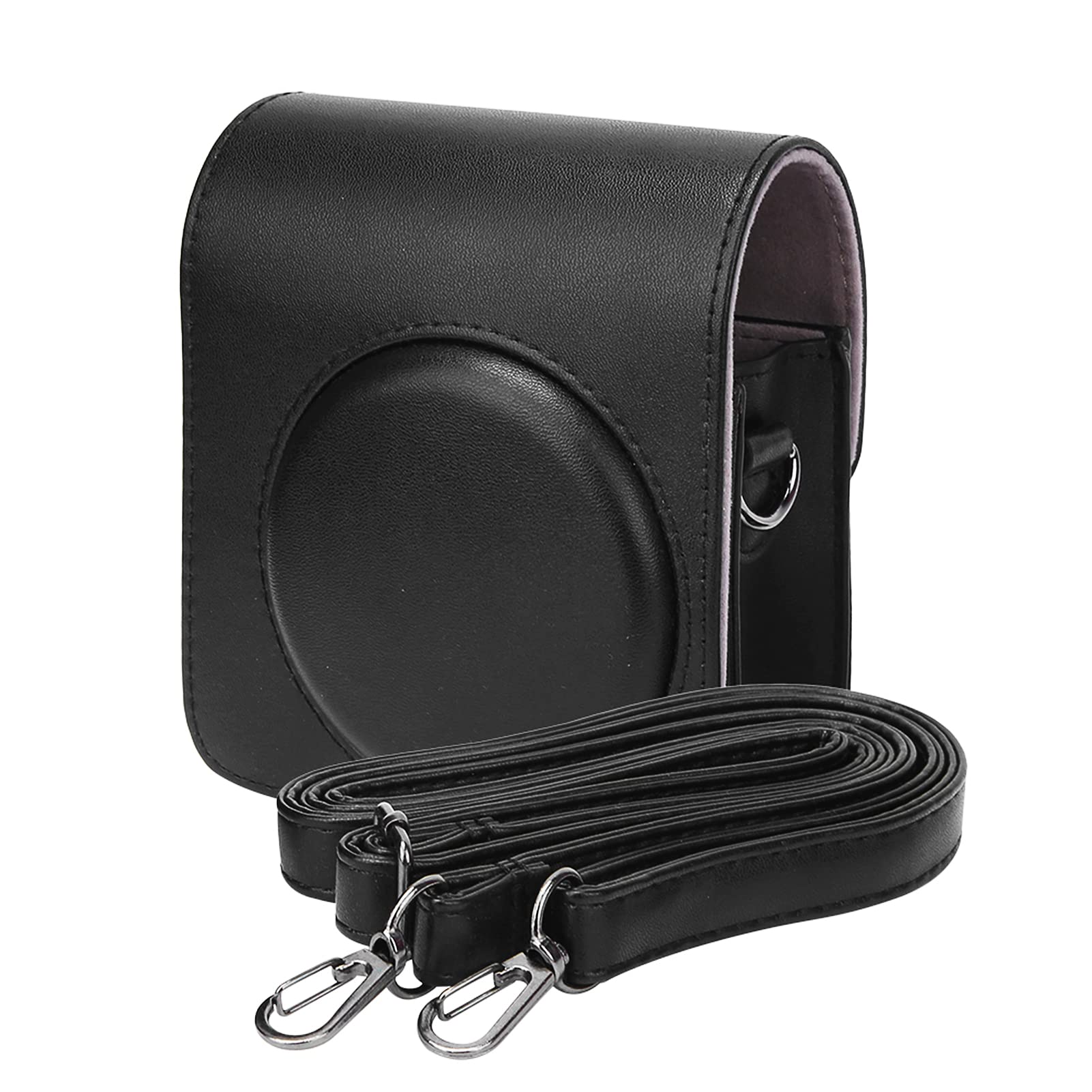 Sofortbildkameras Tasche Kompatibel mit Fujifilm Instax 70, PU-Lederschutzhülle Schutzhülle und Tragbare Tasche, Sofortbildkamera Tasche mit Zubehörtasche und Verstellbarem