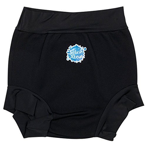 Splash About Unisex Pantalones Cortes de incontinencia para adultos, Negro, extra-Large Badehose, Schwarz, XL