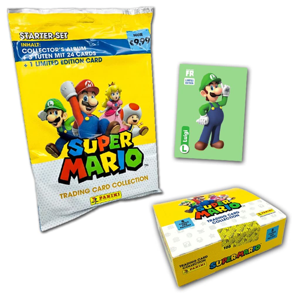 Panini Super Mario Trading Cards - Box-Bundle