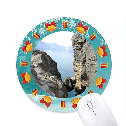 Tianchi Stein Seam Mousepad Rund Gummi Maus Pad Weihnachtsgeschenk