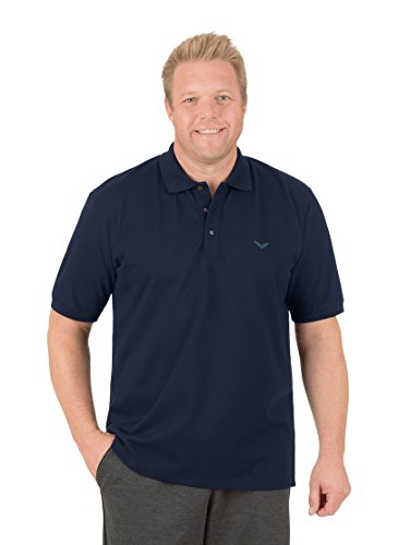 Trigema Herren Poloshirt Piqué-Qualität, Gr. Medium, navy