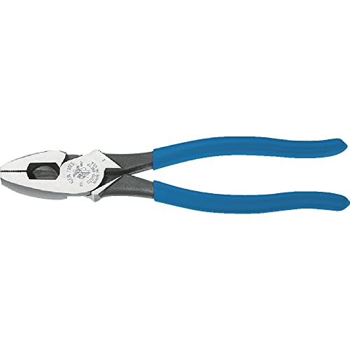 Klein Tools D2000-9NETP Linemans Fischband-Zange, hohe Hebelwirkung mit Griffausrichtung für Komfort beim Schneiden, 22,9 cm