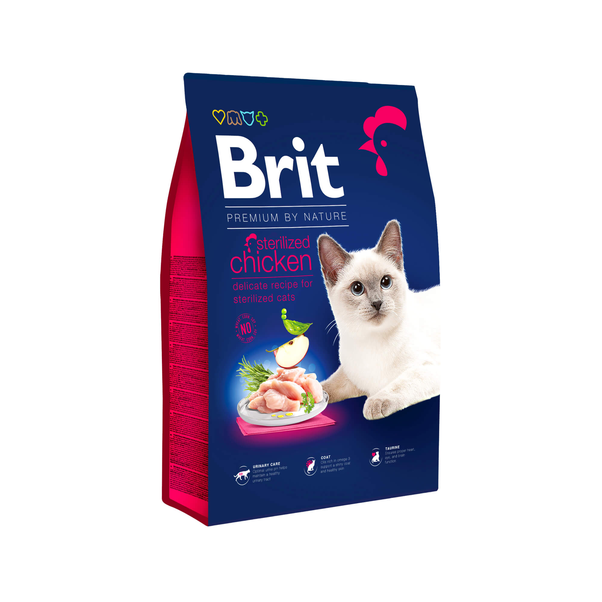 Brit PREMIUM BY NATURE STERILIZED Dry cat food Lamb 8 kg