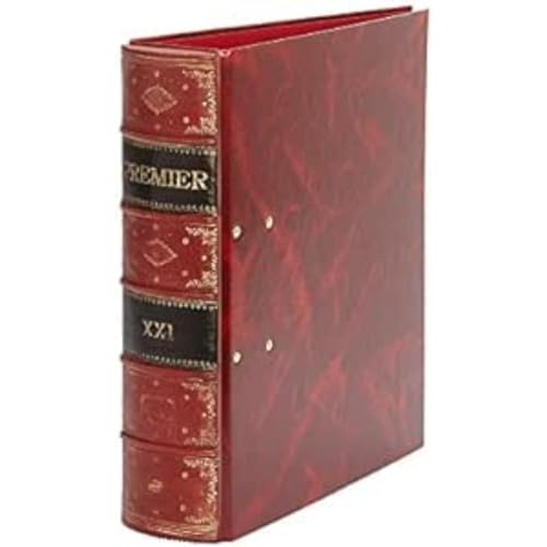 Pardo - Ringbuch Klassik, Foolscap, 70 mm folio burgunderrot