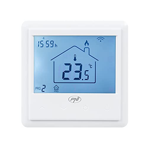Eingebauter intelligenter Thermostat PNI CT25PE WiFi, Internet-Steuerung der elektrischen Fußbodenheizung, Tuya Smart-Mobilanwendung