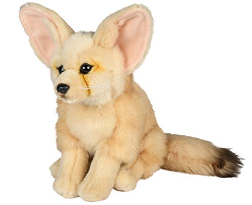 Uni-Toys - Wüstenfuchs, Fennek - 24 cm (Höhe) - Fuchs, exotisches Wildtier - Plüschtier, Kuscheltier