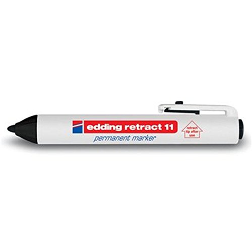 Edding edding retract 11 4-11001 Permanentmarker Schwarz wasserfest: Ja