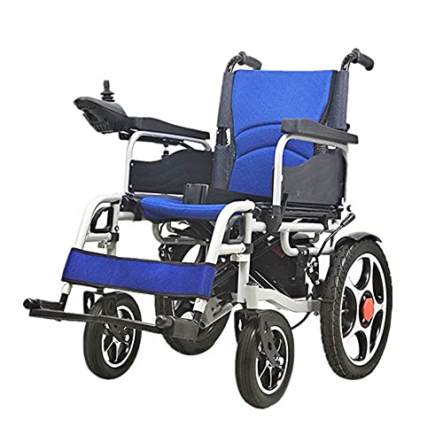 Elektrorollstuhl, Rahmen aus Kohlenstoffstahl, leichter klappbarer Elektrorollstuhl, leistungsstarker mobiler Zusatzradsitz mit zwei Motoren, geeignet für ältere und behinderte Menschen/Als ze