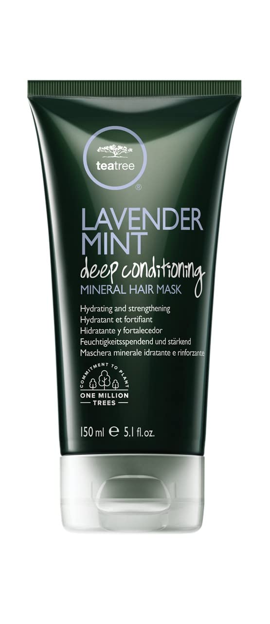 Tea Tree Lavendel Mint Deep Conditioning Mineral Haarmaske, spendet Feuchtigkeit und stärkt für grobes und trockenes Haar, 150 ml