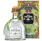 PATRÓN Silver Premium Tequila in einer Limited-Edition Mexican Heritage-Dose, hergestellt aus 100% blauer Weber-Agave, handgefertigt in Mexiko, 40% vol., 70cl / 700ml, Verpackung kann variieren