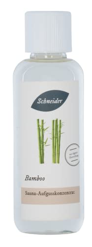 Saunabedarf Schneider - Aufgusskonzentrat Bamboo - belebend-frischer Saunaaufguss - 250ml Inhalt
