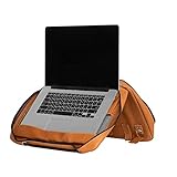 R-GO Viva Laptoptasche, 15.6 Zoll Notebooktasche, Vollnarbenleder (LWG-Zertifizierung), Integrierter Laptop-Ständer, Schultergurt, Braun