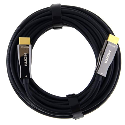 15m Optisches Glasfaser HDMI 2.0b Kabel - UHD 2160p 4K@60Hz 4:4:4 HDR HDCP 2.2