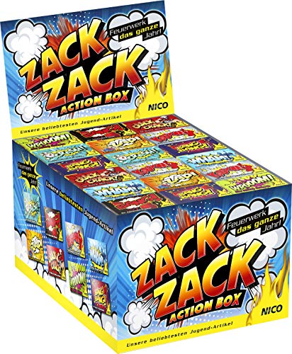 Nico Zack Zack Mega Action Box 108-tlg. Jugend/Kinder Partyspass