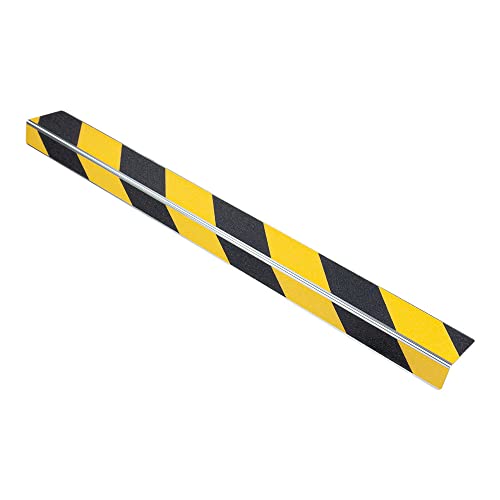 Treppenkantenprofil "Thin Line" 50 mm (5 cm x 100 cm, gelb/schwarz)
