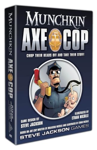 Steve Jackson Games 4401 - Munchkin Axe Cop (englische Ausgabe)