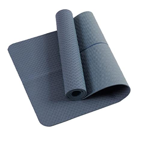 Yoga-Matte Yoga-Matte Stretch Mit Tragegurt,Nachhaltige Yoga Matte Workout,Komfortable Folding Yoga Matte Hause Nicht-Slip Übung Matte