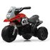 Jamara 460227 - Ride-on E-Trike Racer rot - 6V Akku, elektrisches Dreirad mit extra starkem Bürstenmotor, Stahlhinterachse, Stahlvordergabel, LED Frontlicht, Musik, ca. 1 Std. Fahrzeit
