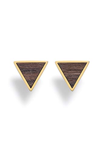 KERBHOLZ Paar Ohrstecker Triangle Earring Sandalwood GEOTRI1163