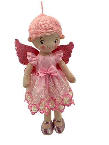 Sweety Toys 13296 Stoffpuppe Ballerina Fee Plüschtier Prinzessin 40 cm rosa