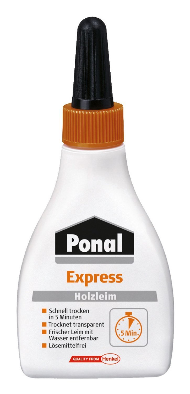 Ponal PN12X Holzleim Express, 60 g (5er Pack)