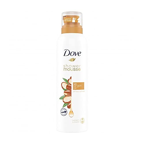 Dove Duschschaum - Arganöl - pflegt und nährt die Haut - 6er Pack (6 x 200 ml)