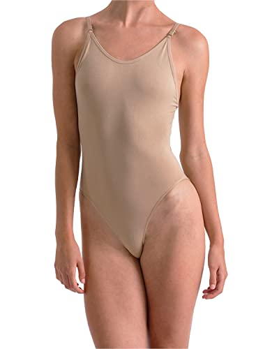 Silky Girls Dance Seamless Low Back Camisole Nude 10-12 Years