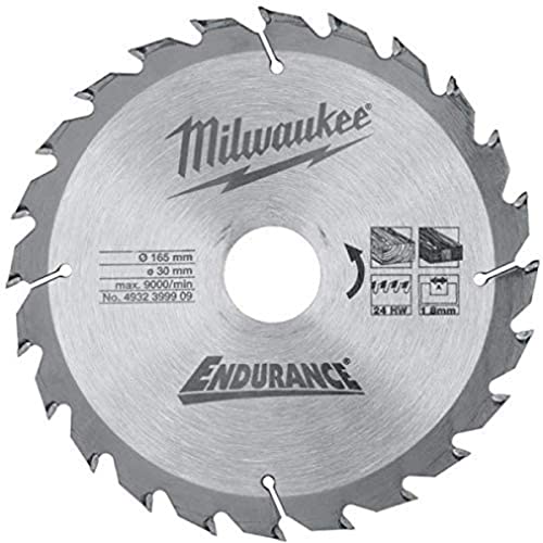 Milwaukee Kreissägeblatt Holz 4932399909 Durchmesser 165 mm 30 mm