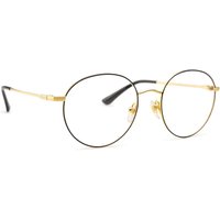 Vogue Eyewear Damen Vo4177 Brillenfassungen auf Rezept, Top Schwarz/Gold/Demo-Linse