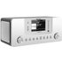 TechniSat Digitradio 574 IR Internet Tischradio DAB+, UKW AUX, Bluetooth®, Internetradio, USB Silber