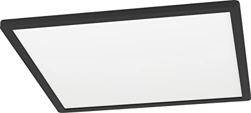 Eglo LED CCT Deckenleuchte Rovito-Z 42x42cm schwarz, RGB, Smart Home connect.Z