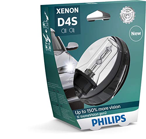 Philips 42402XV2S1 Xenon-Scheinwerferlampe X-tremeVision D4S Gen2, Einzelblister