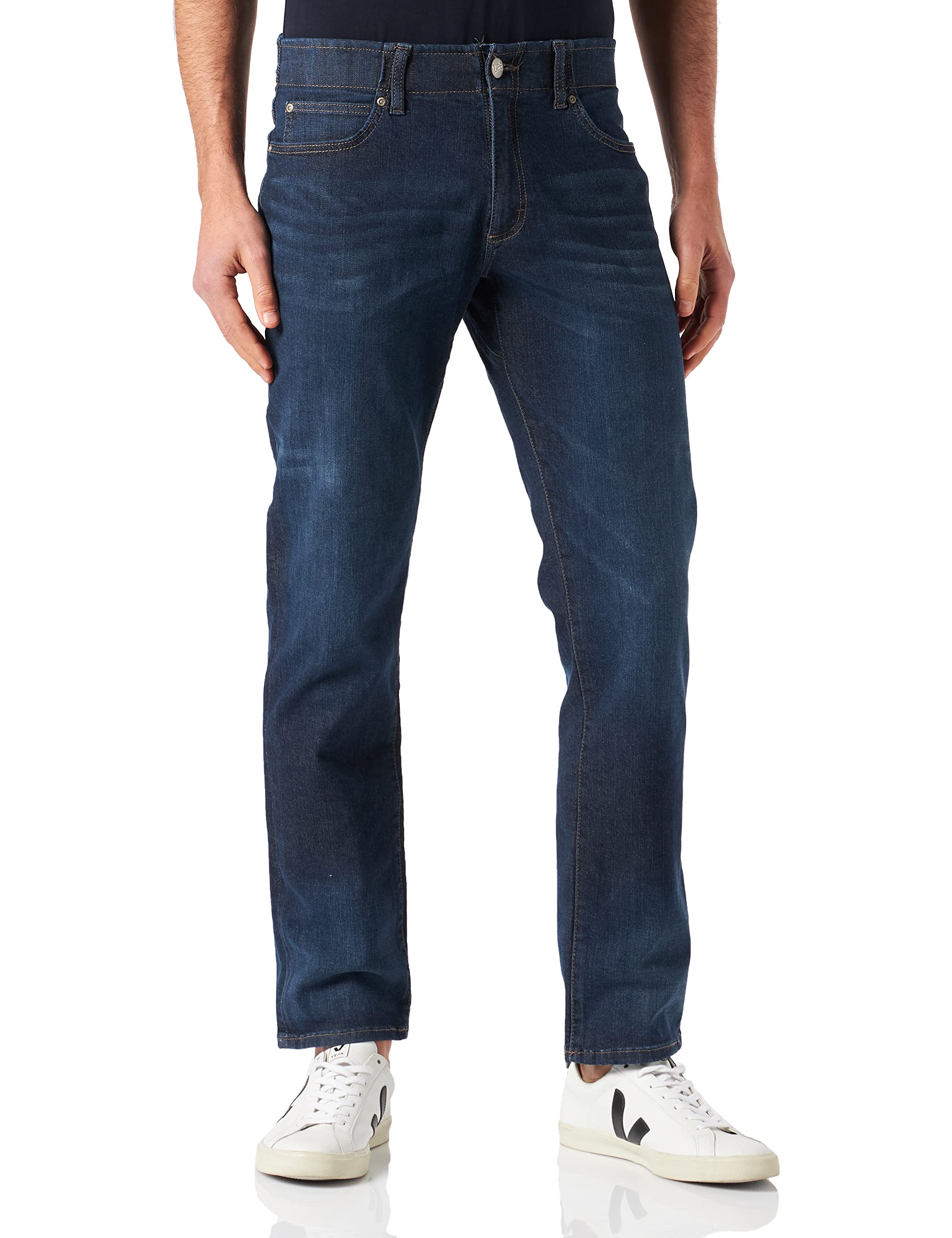 Lee Herren Straight Fit Xm Extreme Motion Jeans, Trip, 42W / 32L