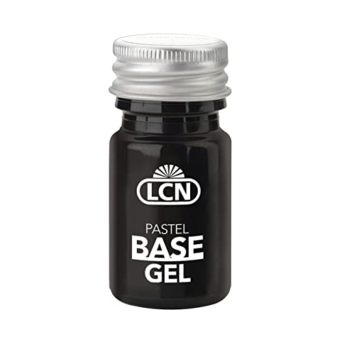 LCN Pastell Base Gel 10ml - perfekte Grundlage bei hellen Pastelltönen für streifenfreies Ergebnis