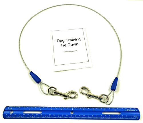 Hundetraining Kabelbinder, 91 cm, für Betteln, Zerstören, Kauen, Zahnen und Zahnen