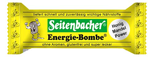 Seitenbacher Riegel Energie-Bombe I glutenfrei I Mandel + Honig + Schokolade I ( 12 x 50 g )