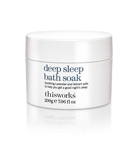This Works Deep Sleep Bath Soak - Sleep Aid Bath Salts - Entspannendes Badesalz für den perfekten Schlaf, 1er Pack (1 x 0.2 kg)