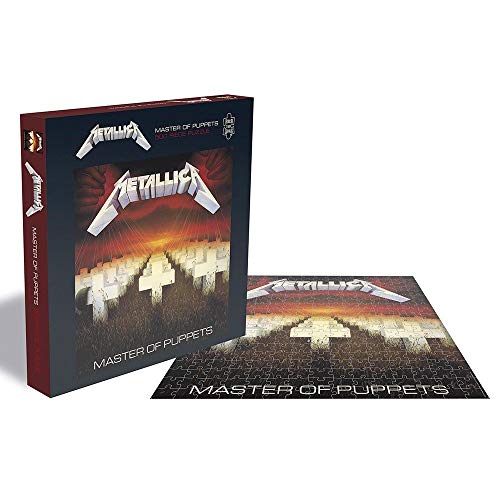 Rock Saws Metallica “Master of Puppets” Albumcover Illustration Merchandise 500 Teile Puzzle
