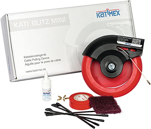 Katimex® Blitz Mini | 25 m | Glasfaserkabelverlegung | Flexi-Sonde Mini | LWL-Installationen | Verkabelungssystemen
