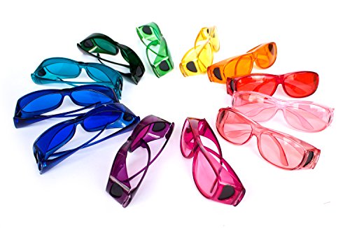 Farbbrillen Farbtherapiebrillen 12er Set Farbtherapie Brillen